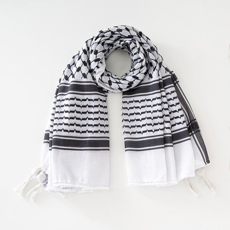 Les hommes Keffiyeh Jacquard Warp Knitting