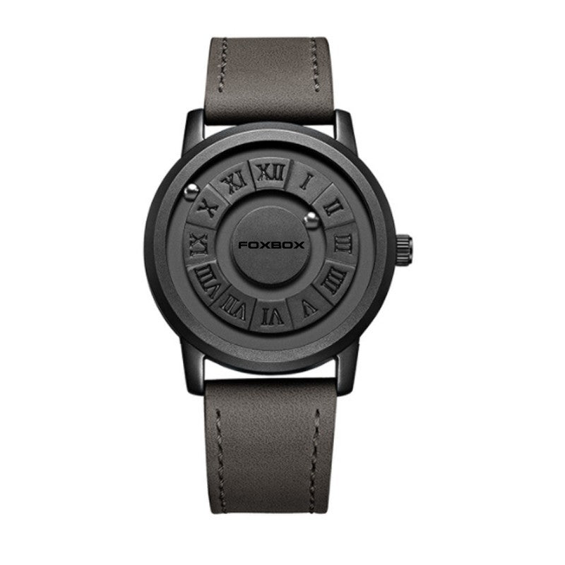 Montre de suspension magnétique pour hommes Montre de quartz créative