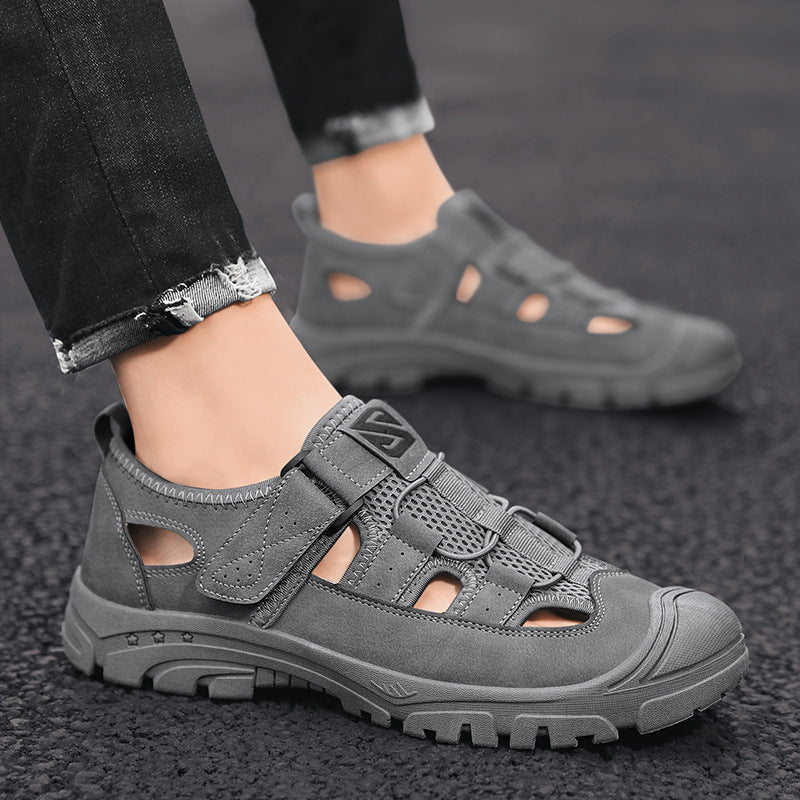 Chaussures anti-dérapantes à orteils creux Sandales polyvalentes