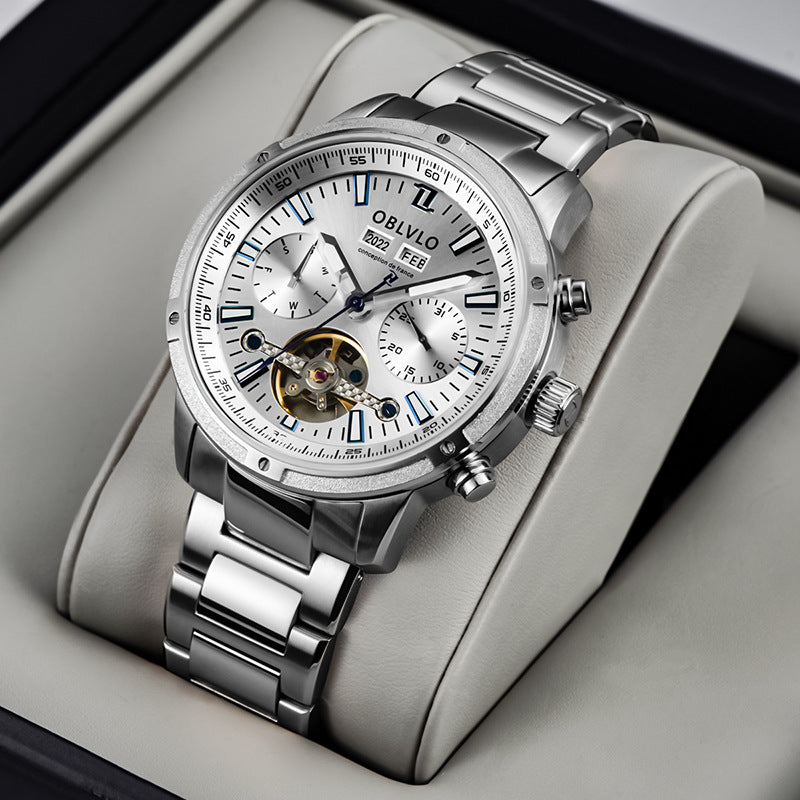 Montre de mode multifonctionnelle pour hommes