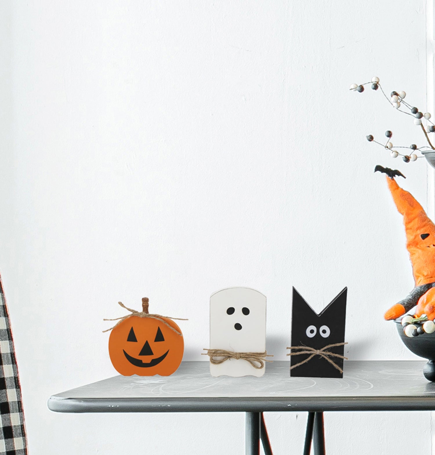 Ensemble de 3 décorations de table de vacances d'Halloween