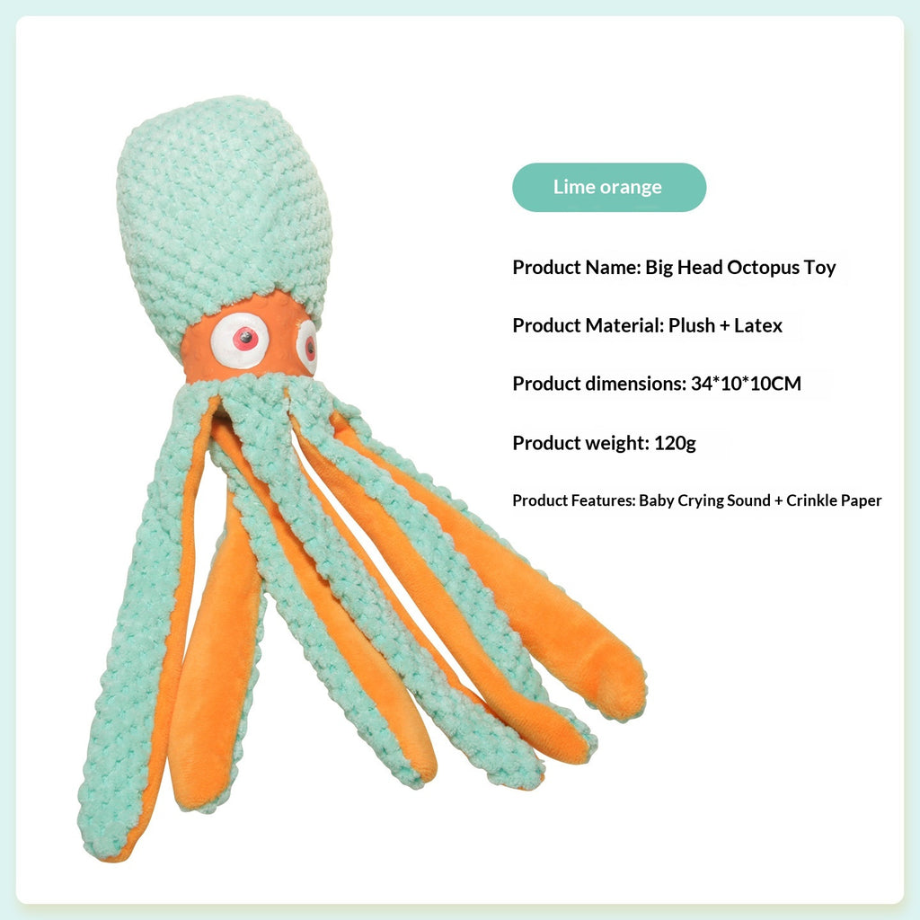 Jouet en peluche de latex octopus