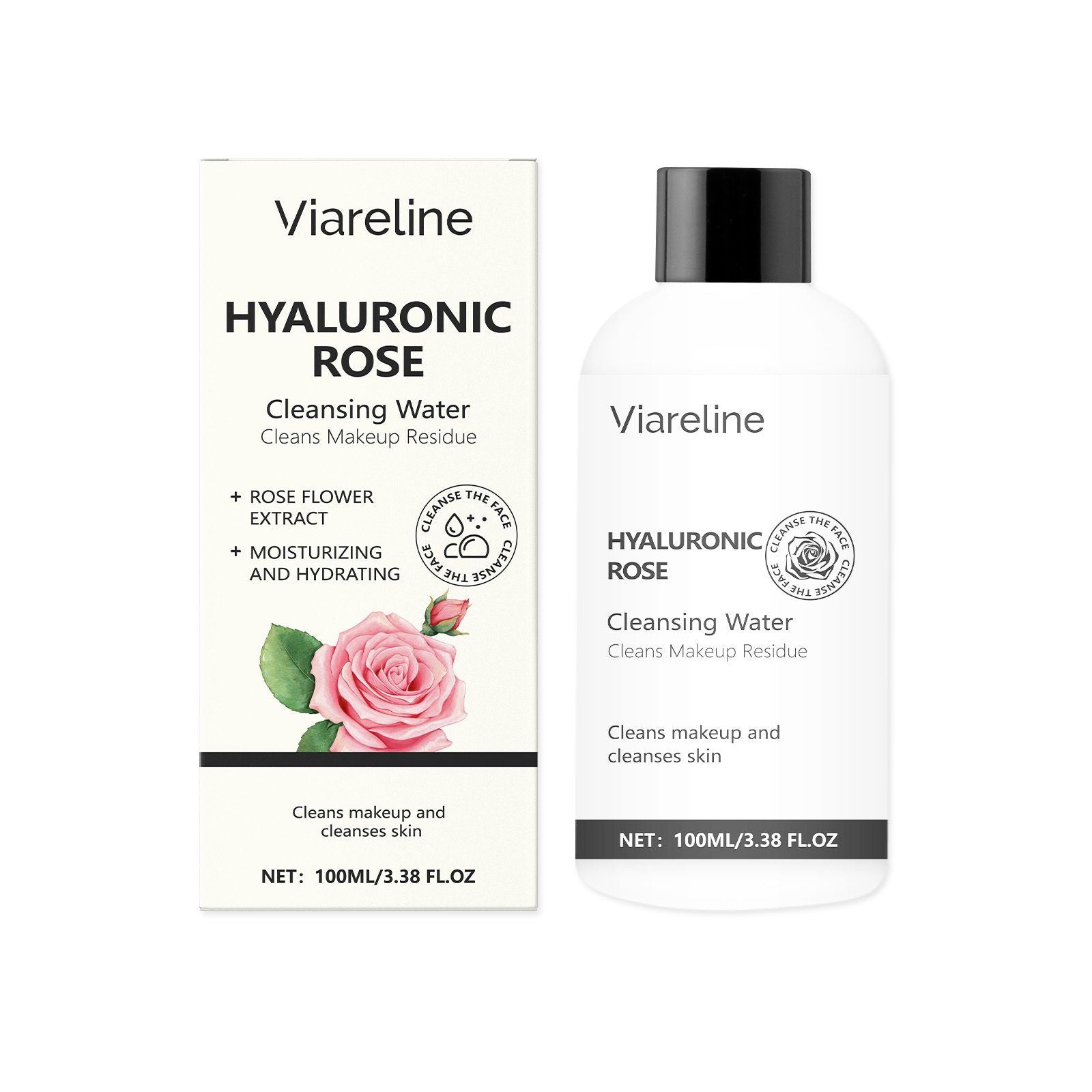 VIARELINE Rose Démaquillant Eau