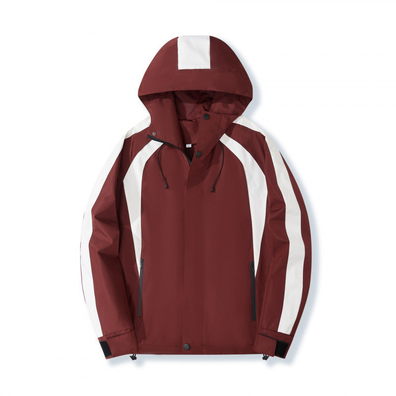 Veste à capuche Sport-Style Hommes Casual Outdoor imperméable