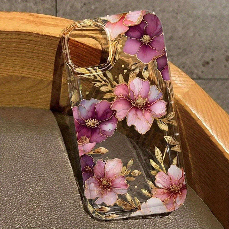 Fleurs violettes applicables à 12promax Air Spring Phone Case
