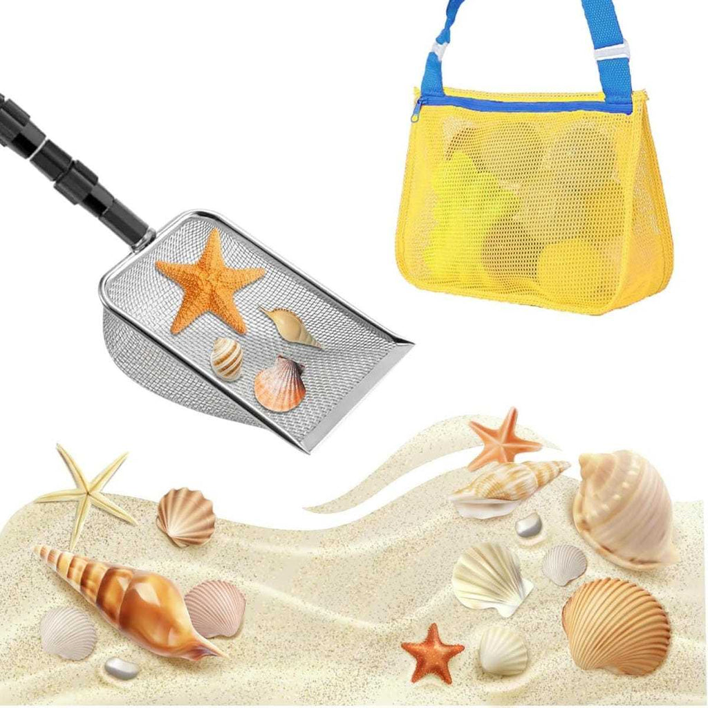 Beach Play Set with Sieve And Net For Sand and Water Fun At The Beach Or Lake—Party Access