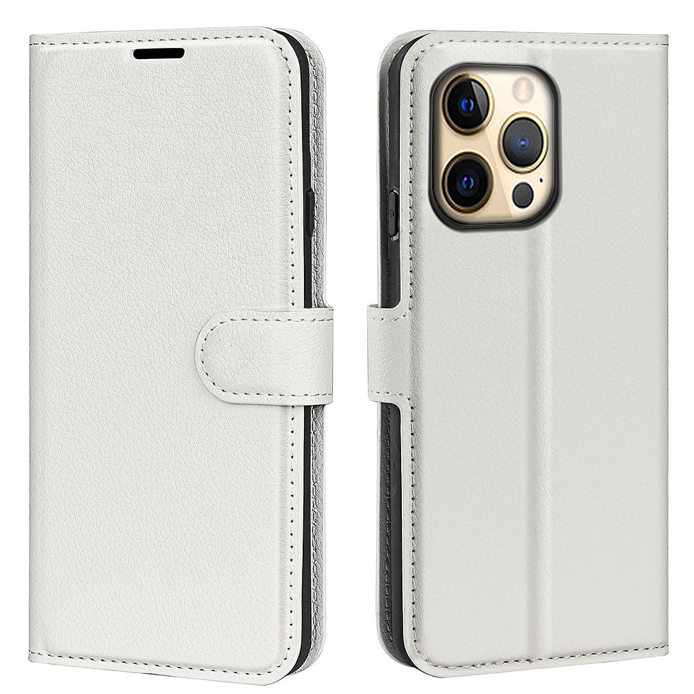 Flip carte fente Lychee modèle cas téléphone