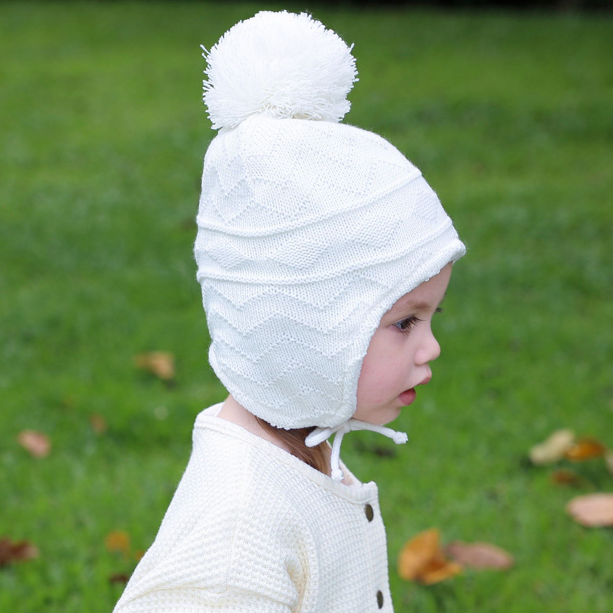 Ensemble de gants de garde d'oreilles pour enfants en laine solide et chaude