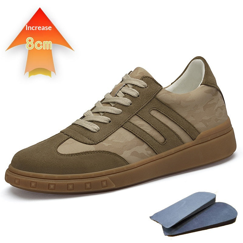 Les sneakers occasionnels à la mode échancrés pour hommes