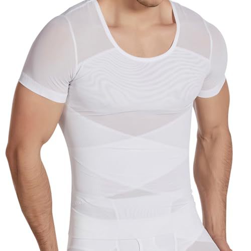 Men's Shaping Sous-vêtements Slimming Compression Shirt Cacher Hommes seins Shaping Sous-vêtements Me