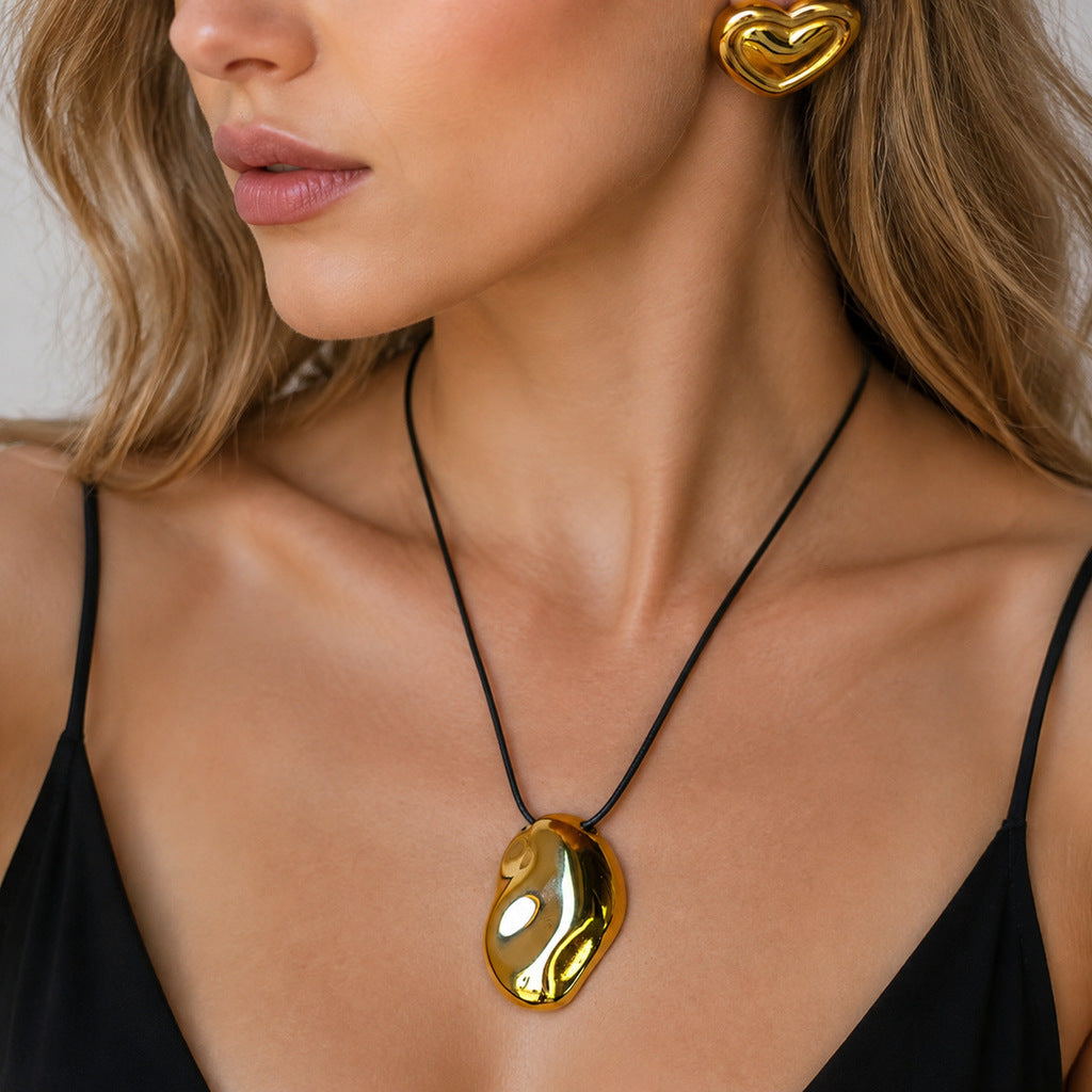 Collier en acier inoxydable pour femmes