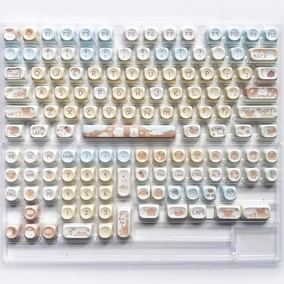 Thé au lait Petit ours Clavier mécanique