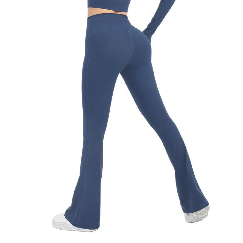 Pantalons de remise en forme avec jambes larges Slimming quand le vêtement de dessus convient pour le style extérieur