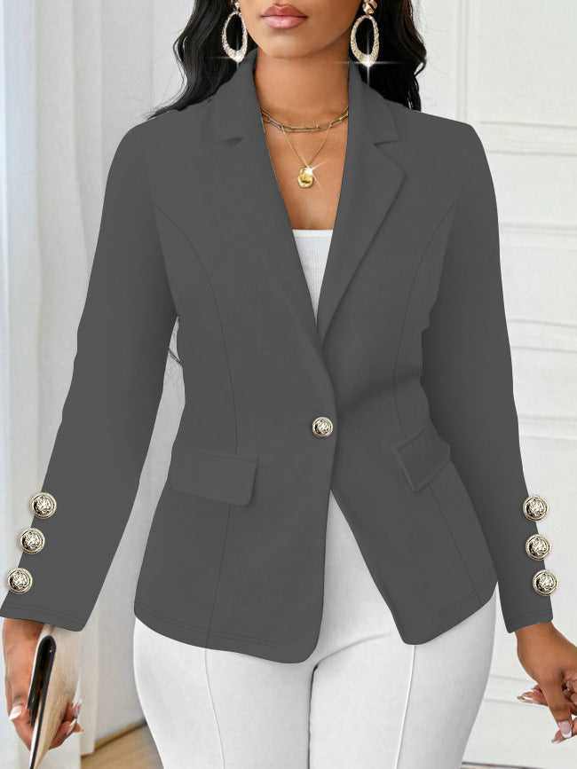 Veste de patchwork à manches longues à double manche pour femmes