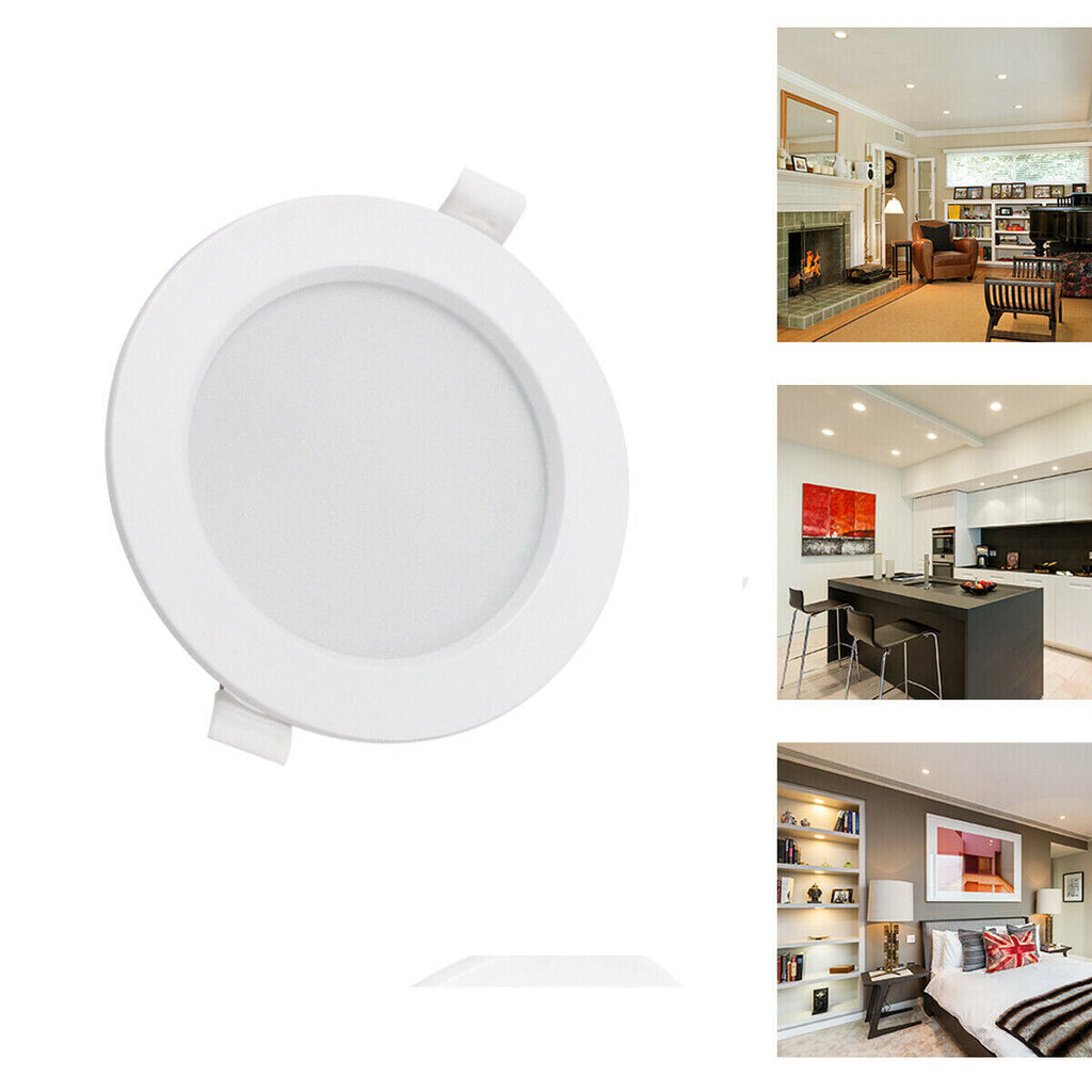 20X Ultra Slim encastré LED panneau plat Plafond lumières Spot Lumières en bas Spotlights