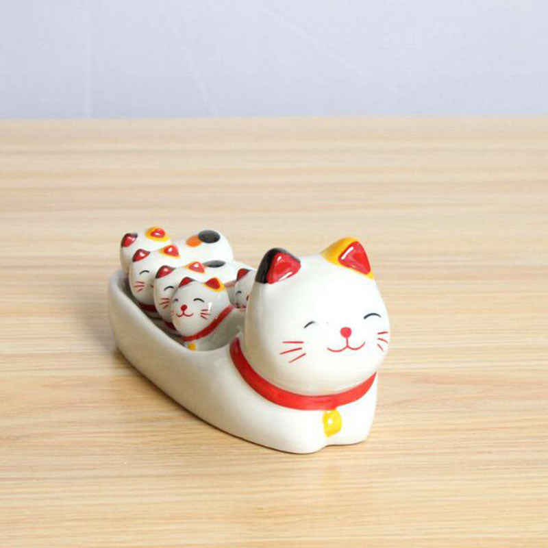 Zhaocaimao Creative Ceramic Japanese Chopstick Frame
