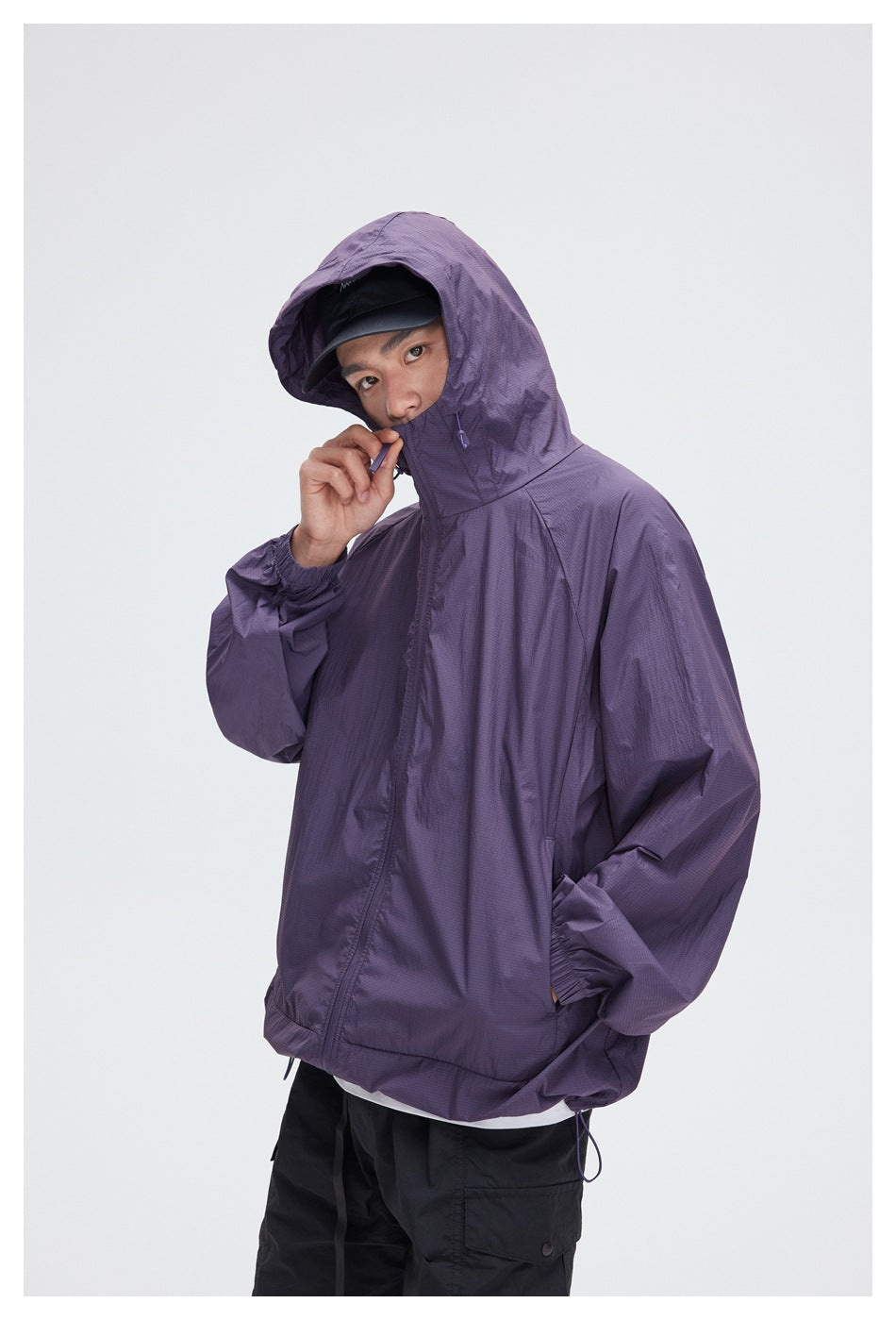 Manteau à capuche pour hommes