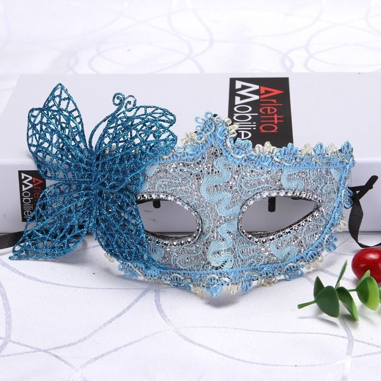 Motif Dragon en cuir gribouillis bordure environ plus papillon Princesse Masque Makeu