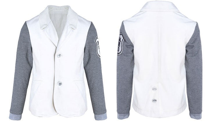 Garçons de printemps Velvet Blazer Veste Enfants costume formel Coat Fête de mariage 3-7Y
