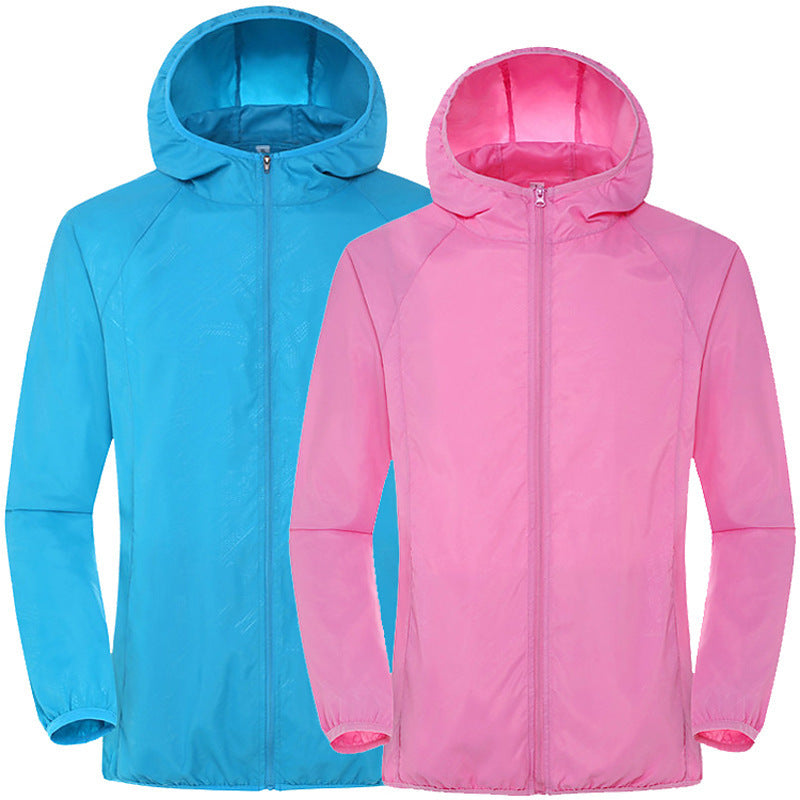 Vêtements de protection contre le soleil Couple Vêtements de peau de plein air Protection UV Femmes Sports Skin Win