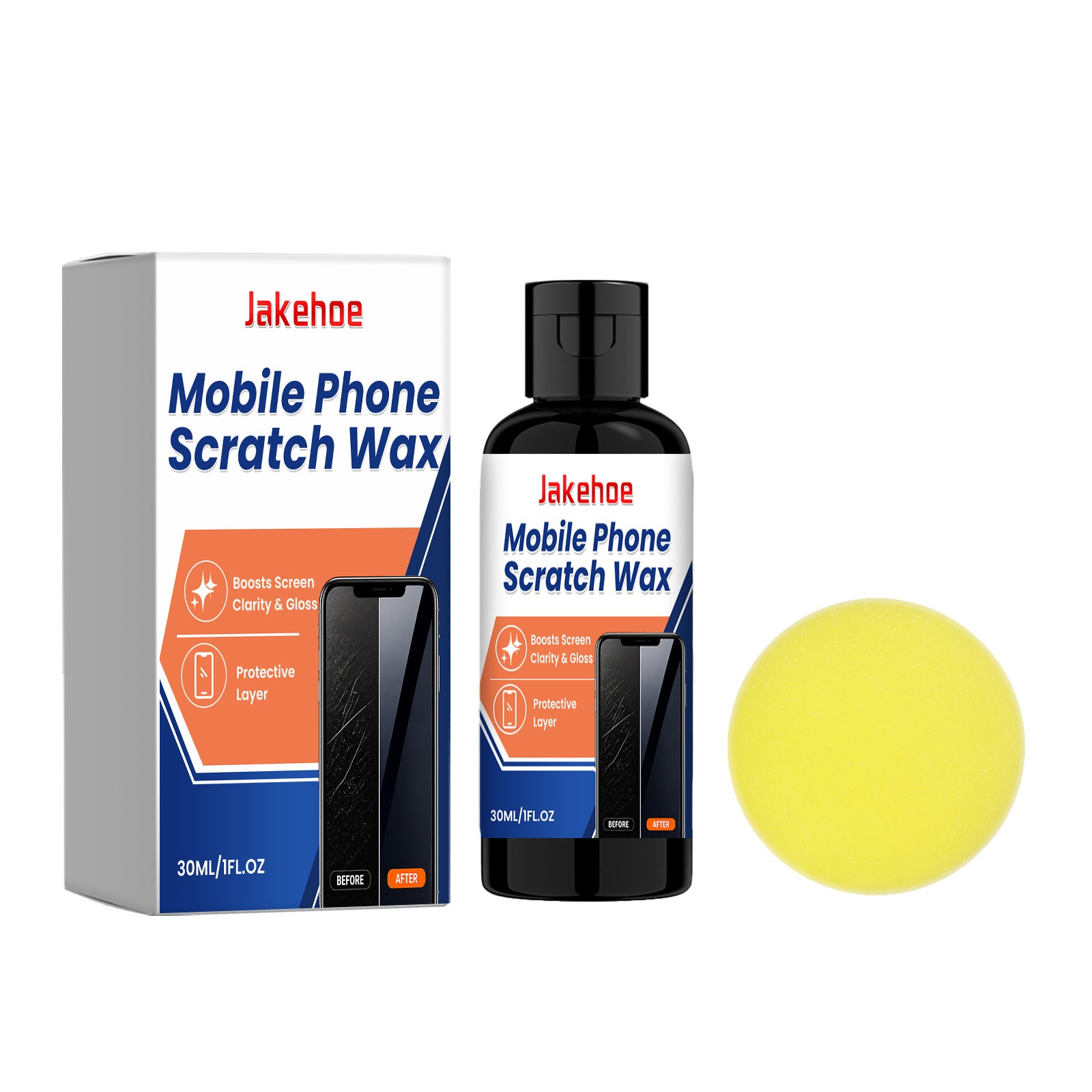 JAKEHOE Wax résistant aux rayures pour téléphones portables