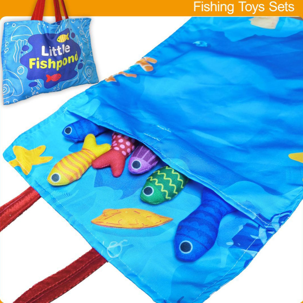 Jouets de pêche pour bébés Tissu Crawling Game Mat Jouets d'éducation précoce en trois dimensions