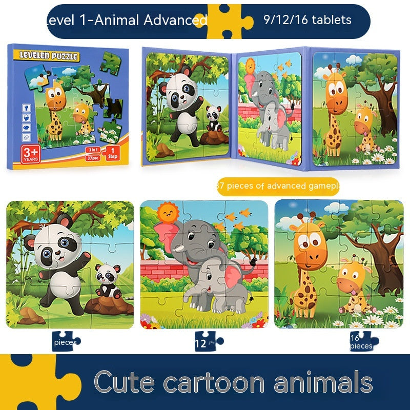 Book Advanced Magnetic Folding Puzzle Educational Toys