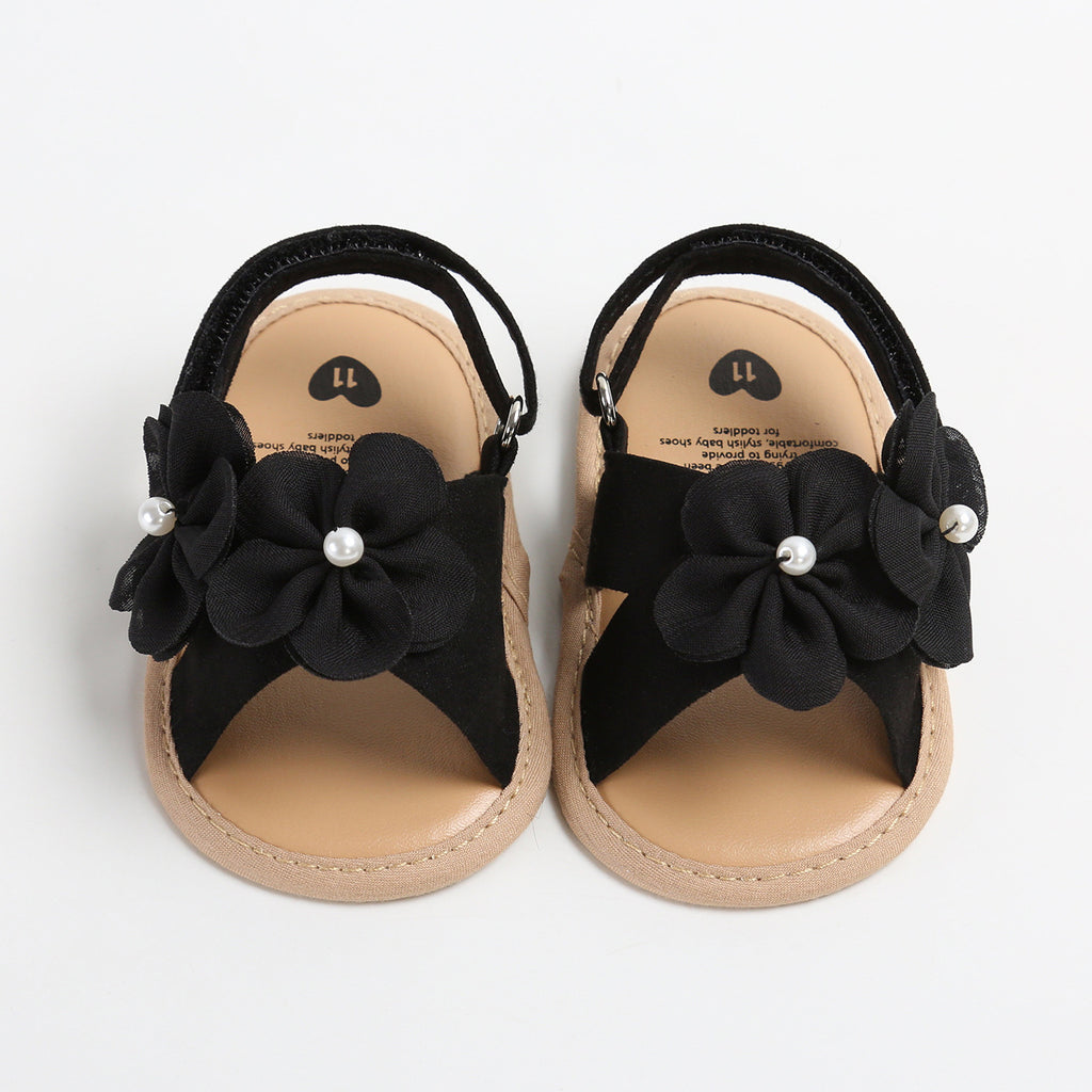 Fashionnable petite prune Blossom Sandales bébé tout-petit