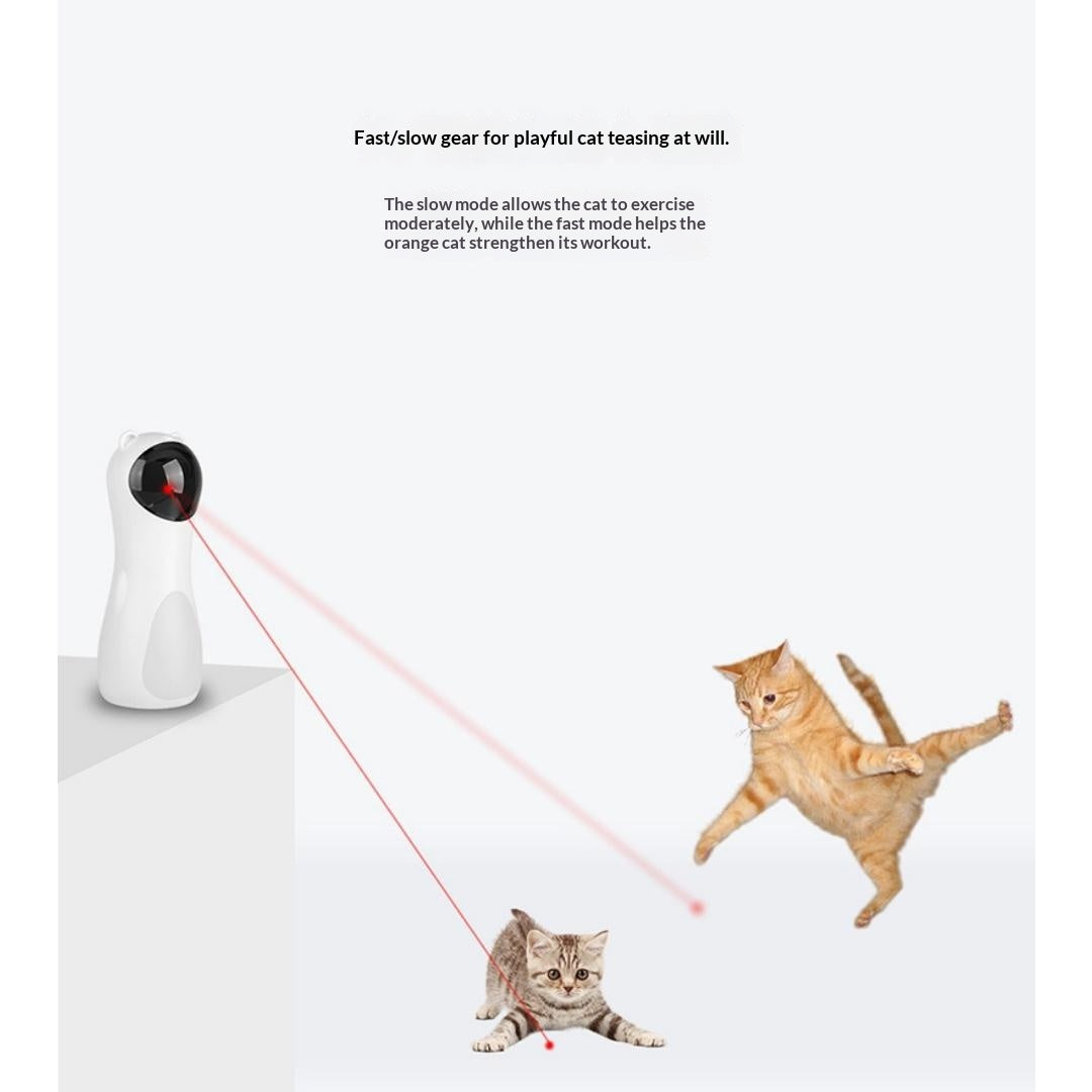 Jouet automatique de chat laser multi-angle pour chat.