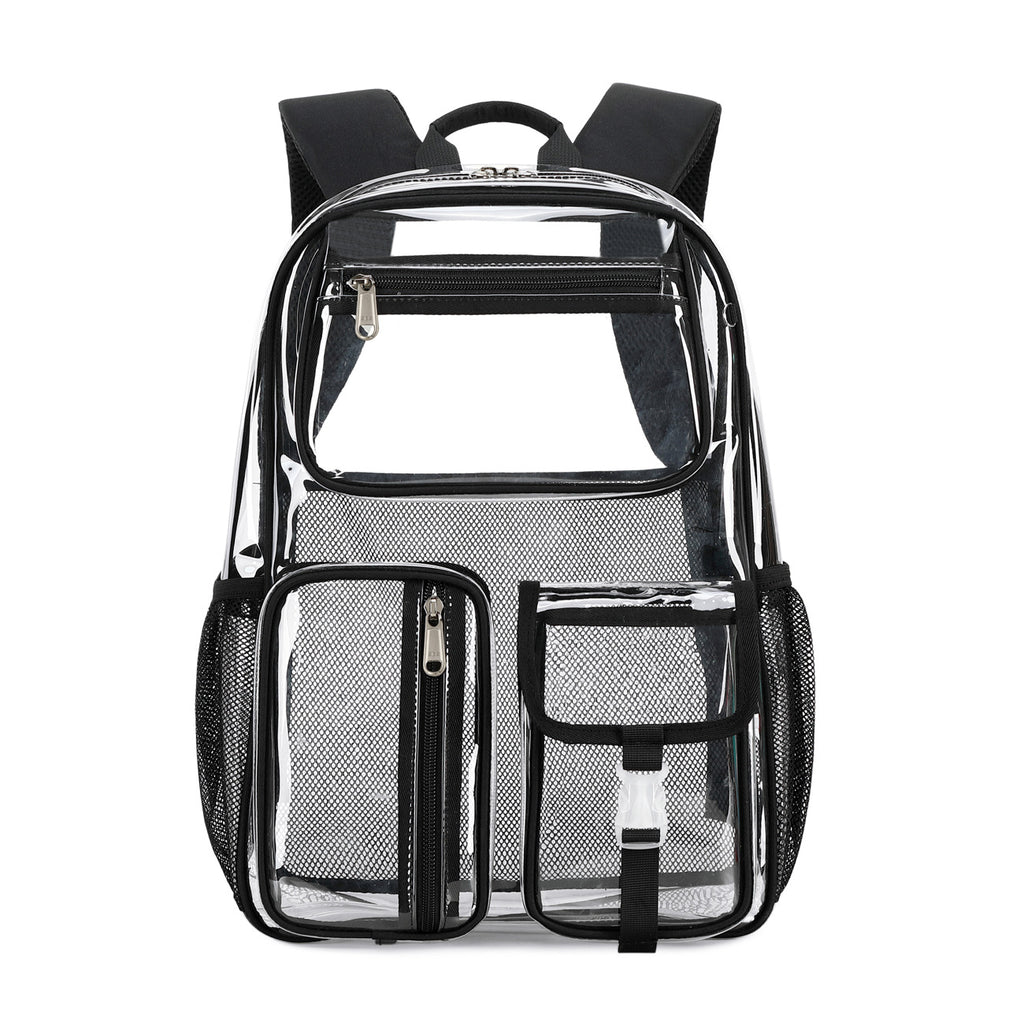 Sac scolaire étudiant Transparent Jelly Pack Grande capacité Sac à dos