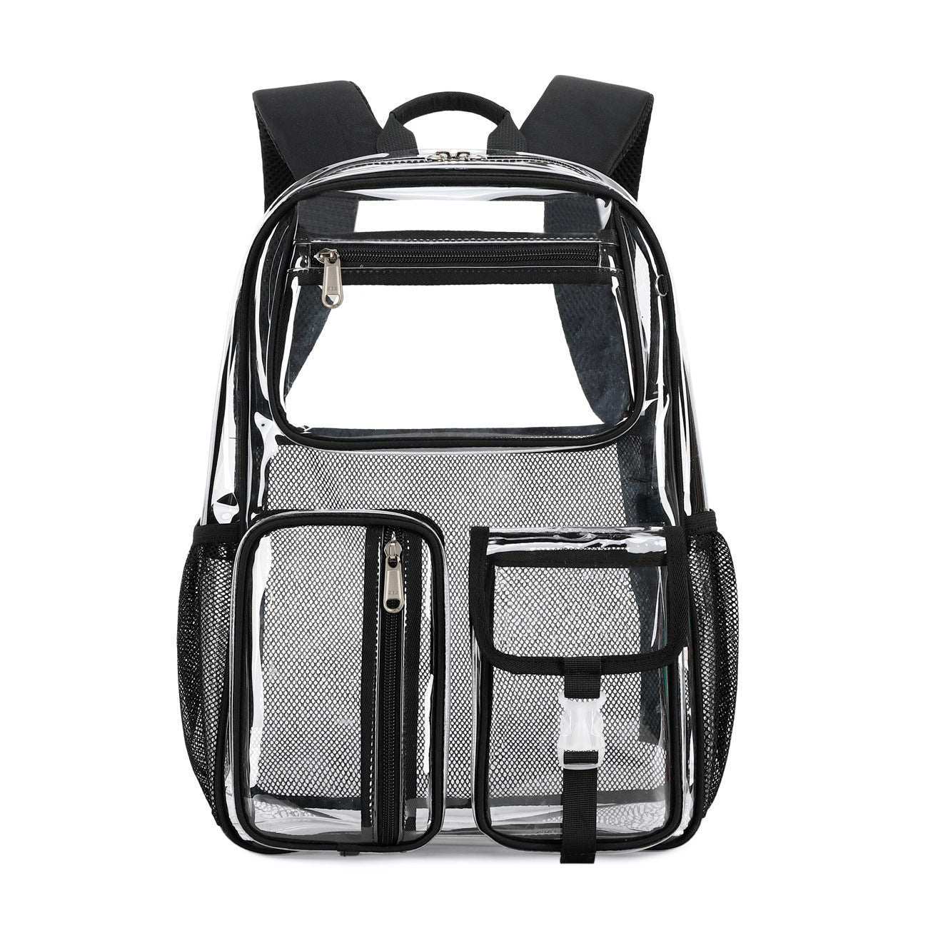 Sac scolaire étudiant Transparent Jelly Pack Grande capacité Sac à dos