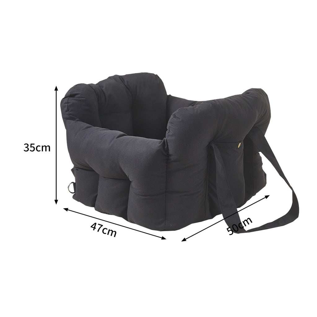 Imperméable amovible voiture portable de sécurité siège lit pour les animaux de compagnie