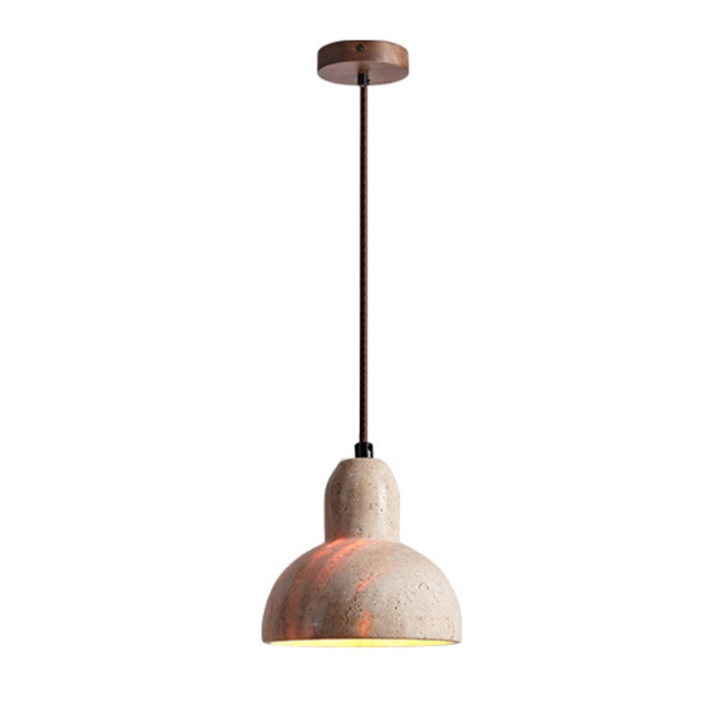 Retro Jaune Cave Stone Chandelier