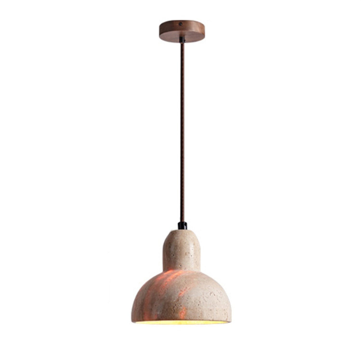 Retro Jaune Cave Stone Chandelier