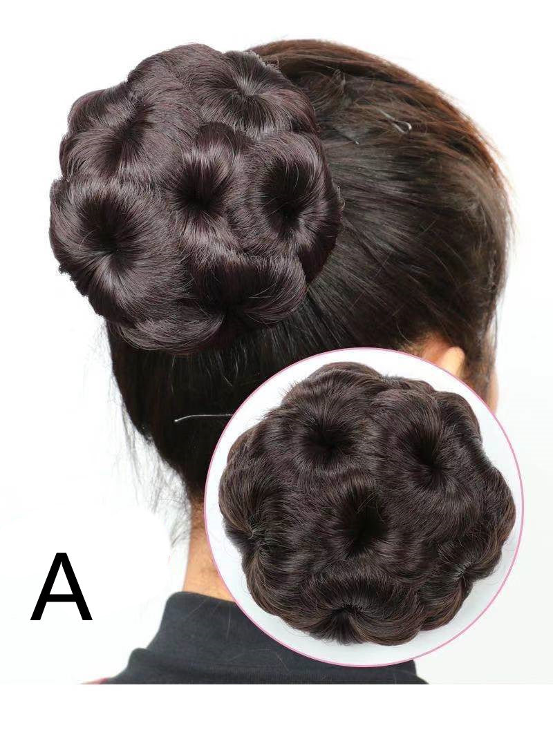 Anneau de cheveux en soie à haute température