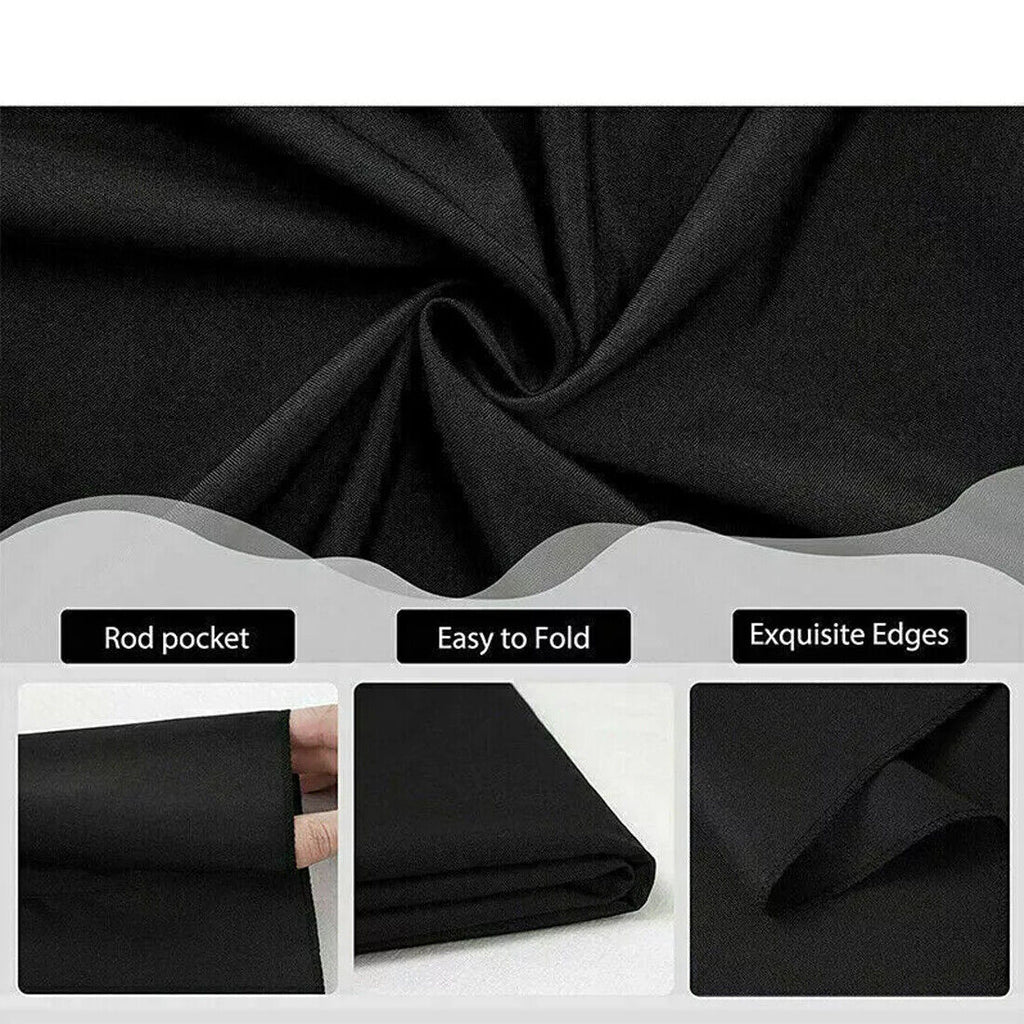Photographie Backdrop fond de photo tissu écran Studio 2X3M couleurs UK-Noir Style