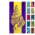 Turtle Pattern Sale Marine Life Dolphin Conch Blue Tropical Fish Beach Towel
