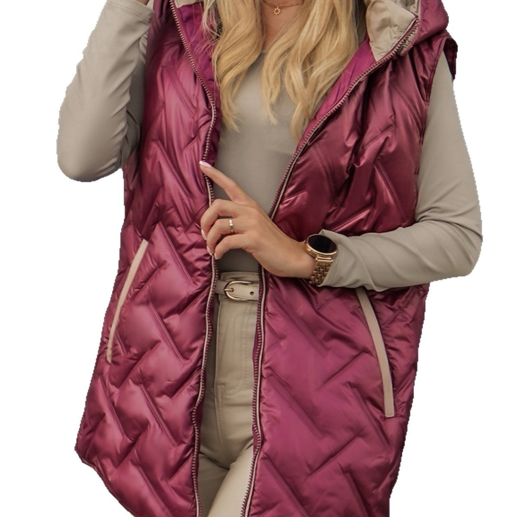 Manteau d'hiver sans manches sans chaleur