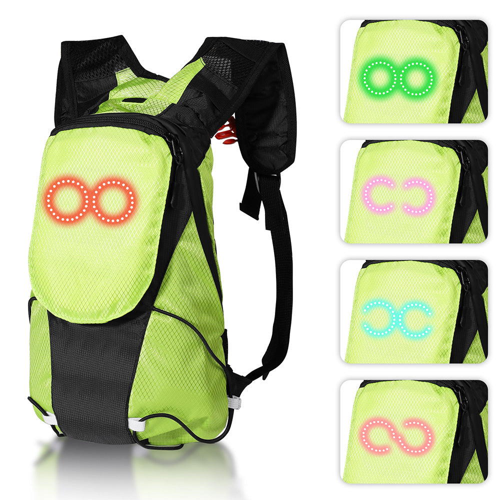 Sac à dos LED coloré et élégant avec effets d'éclairage dynamique synchronisés de la musique