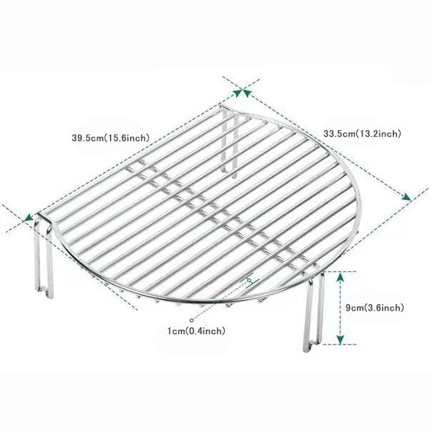 Rack de grillage supérieur en acier inoxydable 304 pour barbecue