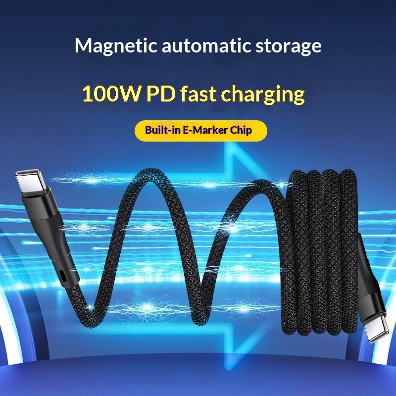 Organisateur de câbles de données magnétiques Câble de recharge rapide