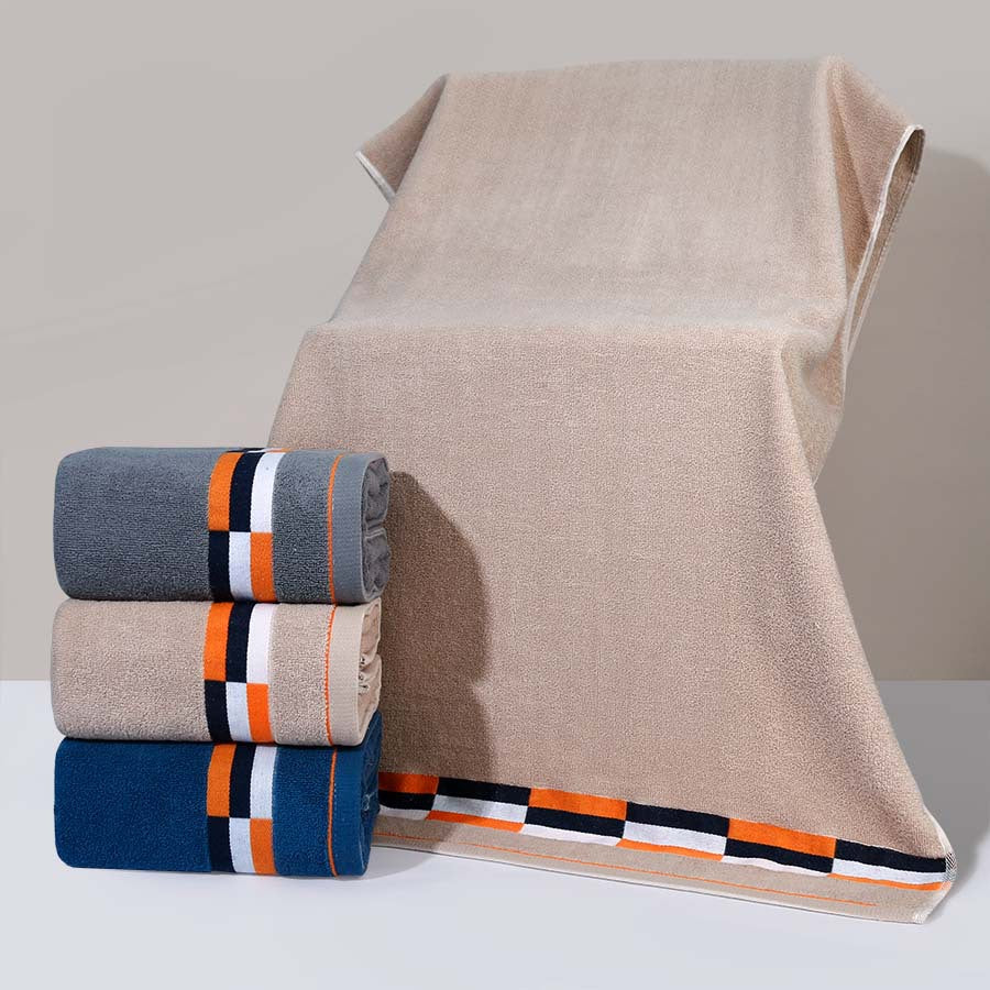 Serviette de bain surdimensionnée tout coton