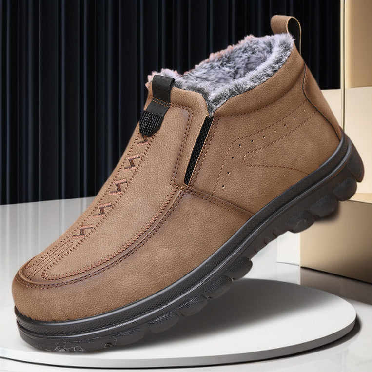Chaussures en coton de plus grande taille Chaussure chaude pour hommes