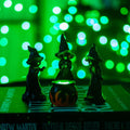 4 PCS Halloween Miniature Witches Cauldron Figurine Table Décoration