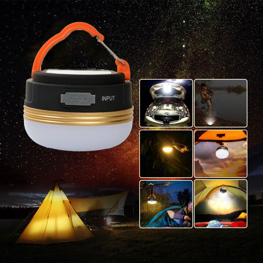 Strong Light Camping Light Usb Lampe suspendue rechargeable à l'extérieur