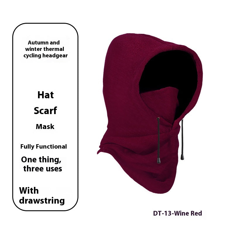 Masque de sport en automne et hiver thermique et coupe-vent