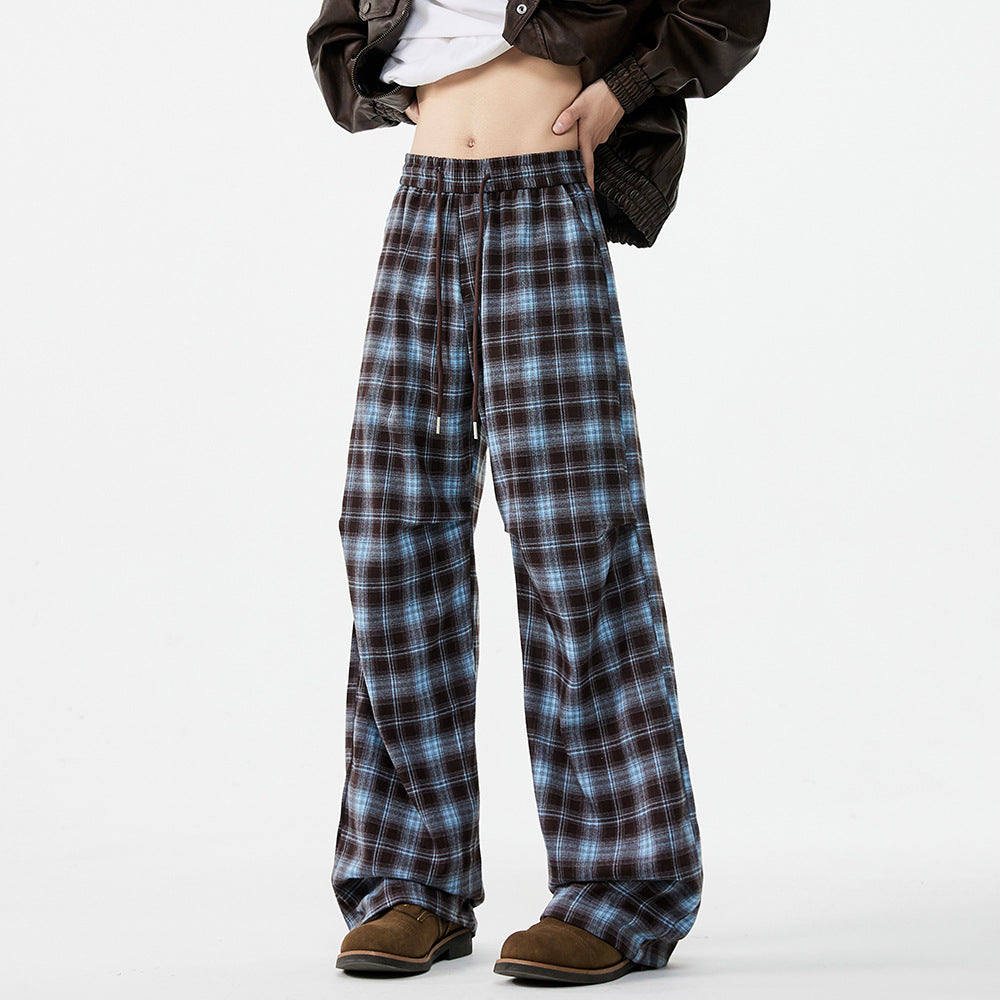 Pantalon casual homme American-Style Checkerboard