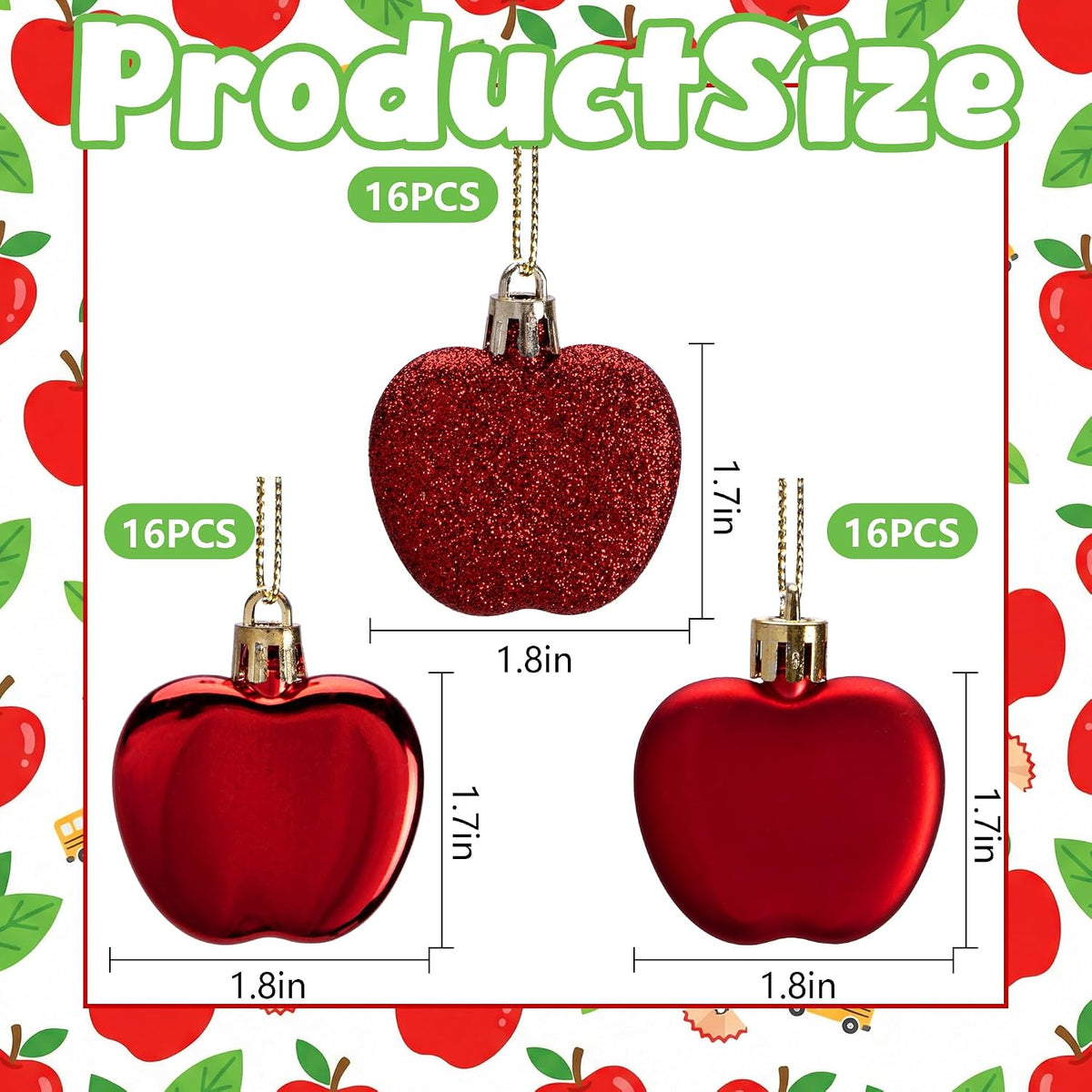 Ornements de pommes