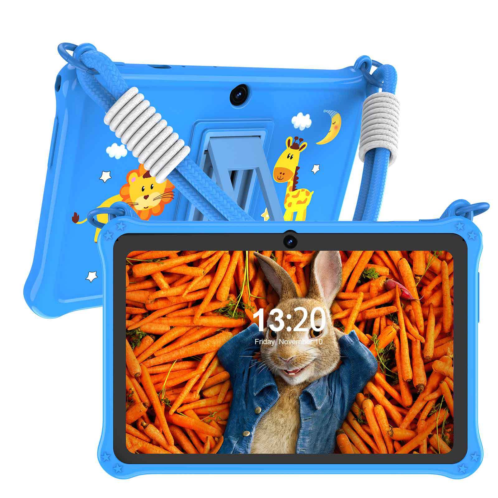 Boîtier de protection en silicone plat pour enfants de 7 pouces