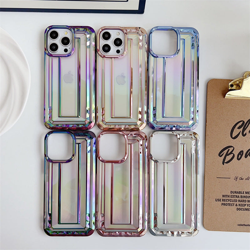 Laser électroplaçant IPhone15pro Max Convient pour 14 Cas de téléphone créatif 12 Colorful 15pro